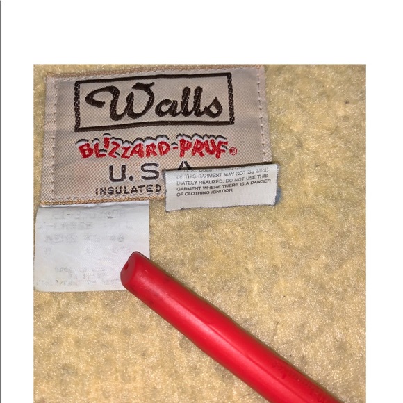 Vintage Walls Blizzard-Pruf Denim Sherpa Fleece Lined Work Vest - Picture 4 of 4